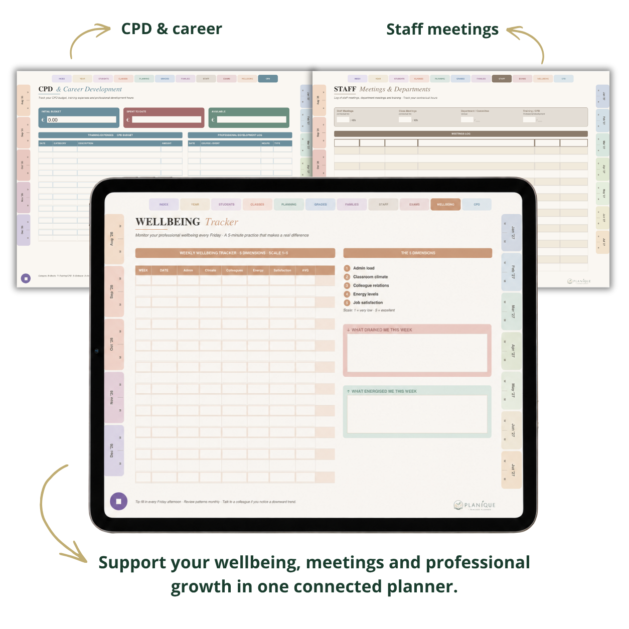 Planique | Teacher Markbook & Planner — Digital Grade Tracker for Teachers